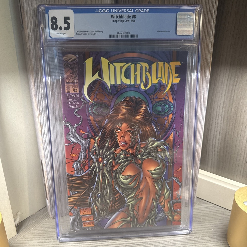 Witchblade #8‎ Michael Turner Wrap Around Cover Image Top Cow 1996